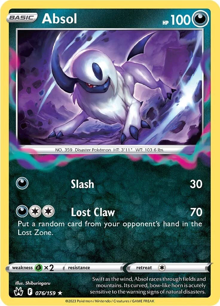 Absol - 076/159 - (SWSH: Crown Zenith) (Holo Rare)