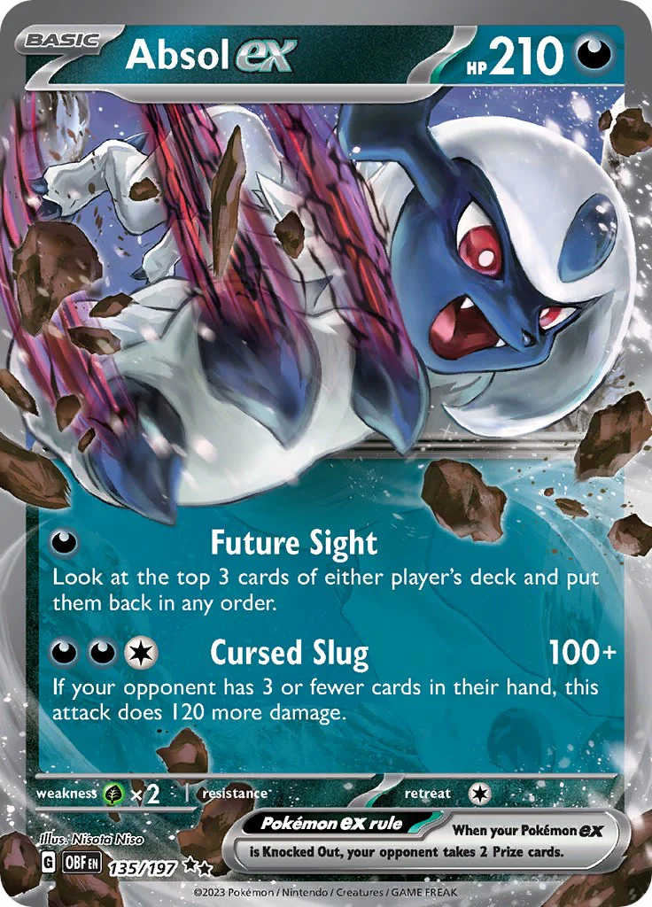 Absol ex - 135/197 - (SV03: Obsidian Flames) (Double Rare) Holofoil