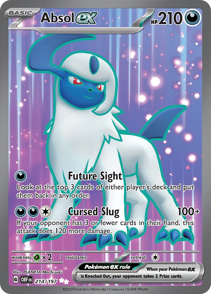 Absol ex - 214/197 - (SV03: Obsidian Flames) (Ultra Rare) Holofoil