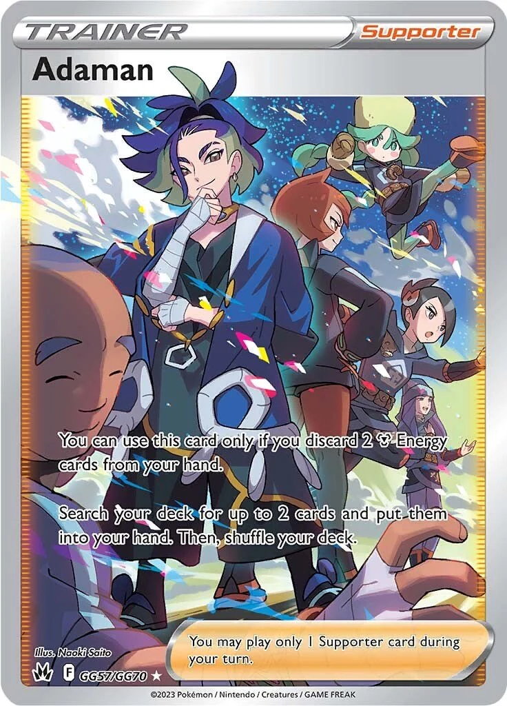 Adaman GG57/GG70 - (SWSH: Crown Zenith: Galarian Gallery) (Ultra Rare) Holofoil