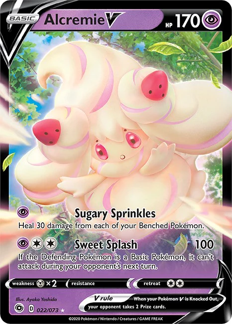 Alcremie V 22/73 - (Champion's Path) (Ultra Rare) Holofoil