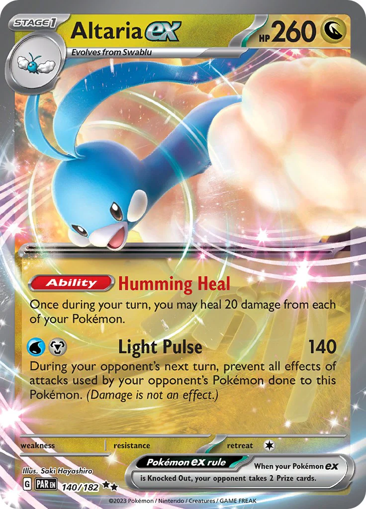 Altaria ex 140/182 - (SV04: Paradox Rift) (Double Rare) Holofoil