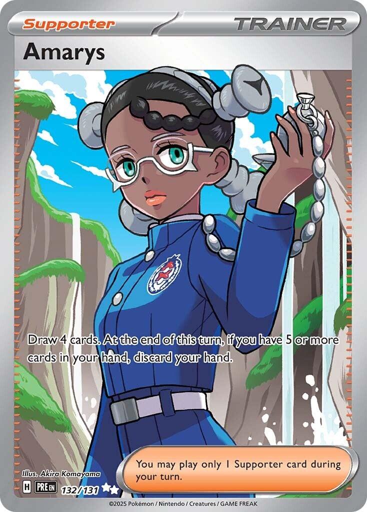 Amarys - 132/131 - (SV: Prismatic Evolutions) (Ultra Rare)