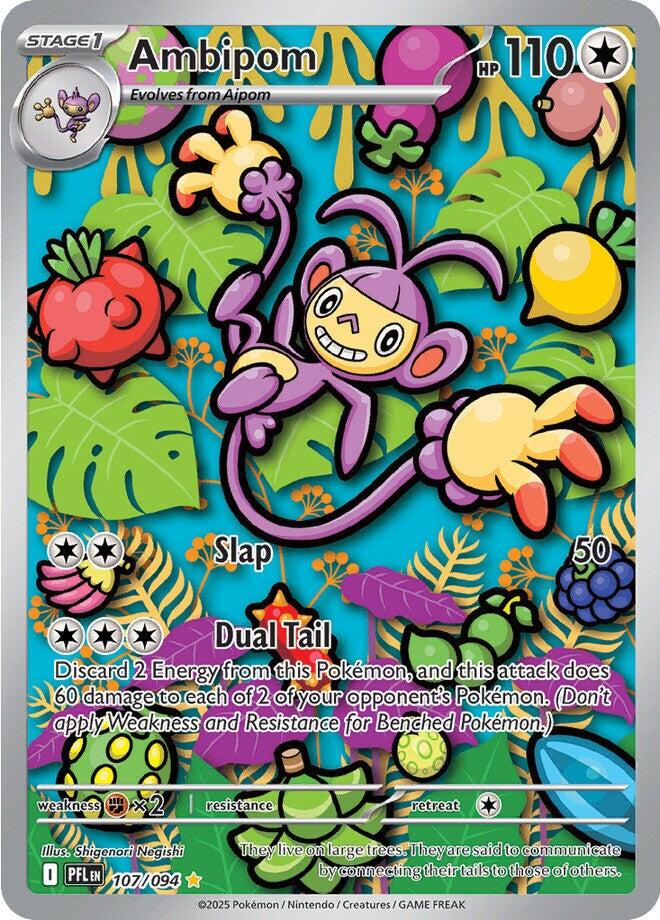 Ambipom - 107/094 - (ME02: Phantasmal Flames) (Illustration Rare)