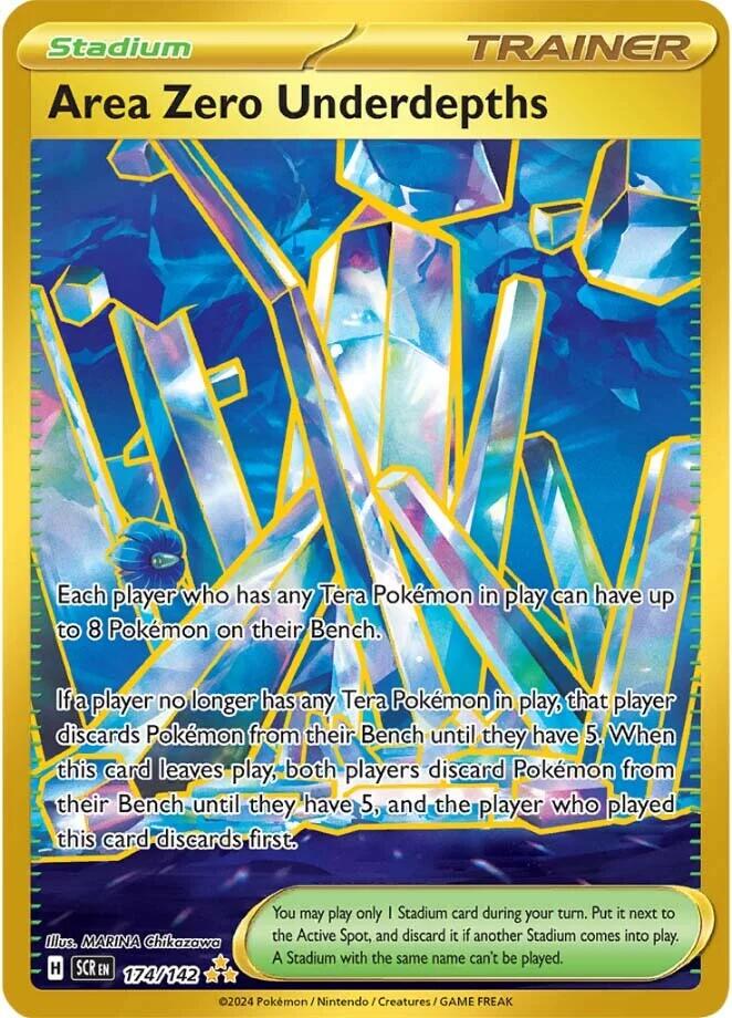 Area Zero Underdepths - 174/142 - (SV07: Stellar Crown) (Hyper Rare) Holofoil