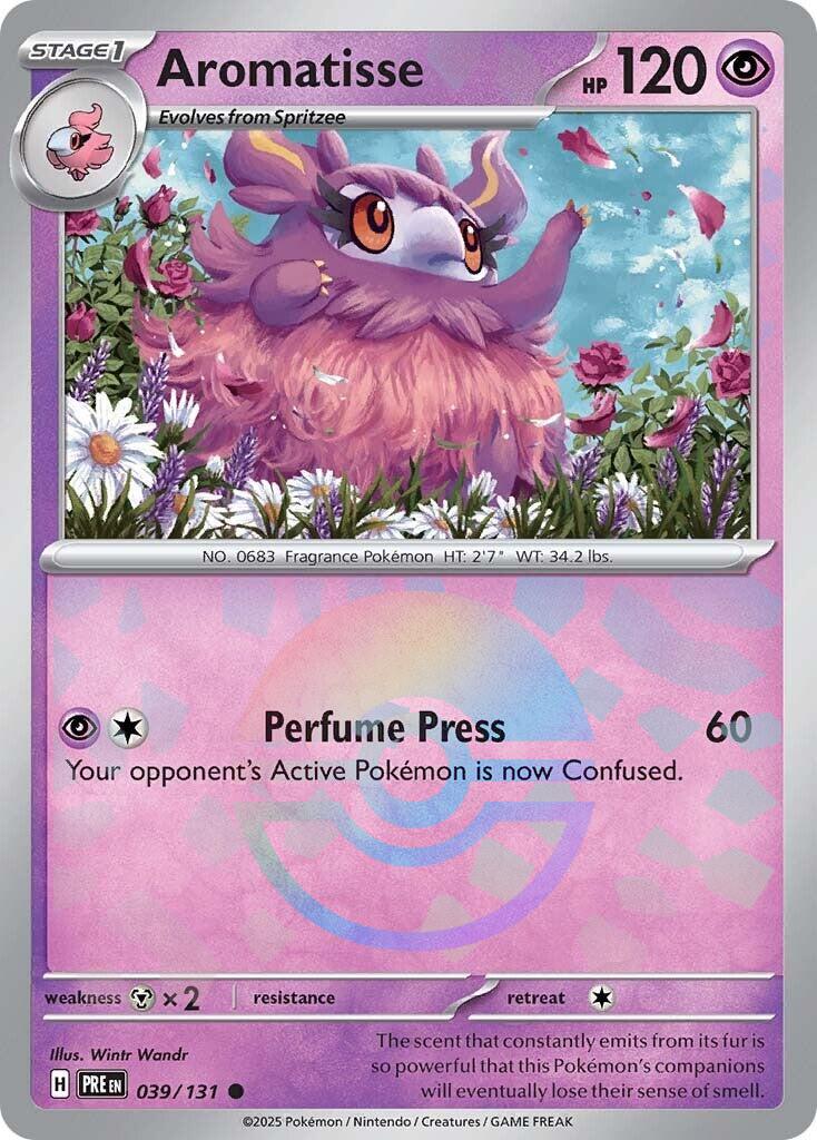 Aromatisse (Poke Ball Pattern) 039/131 - (SV: Prismatic Evolutions) (Common) Holofoil