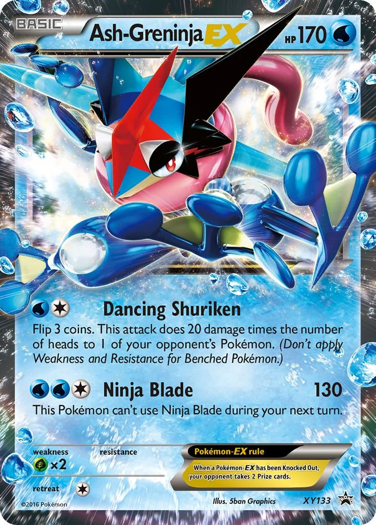 Ash-Greninja EX - XY133 - (XY Promos) (Promo) Holofoil