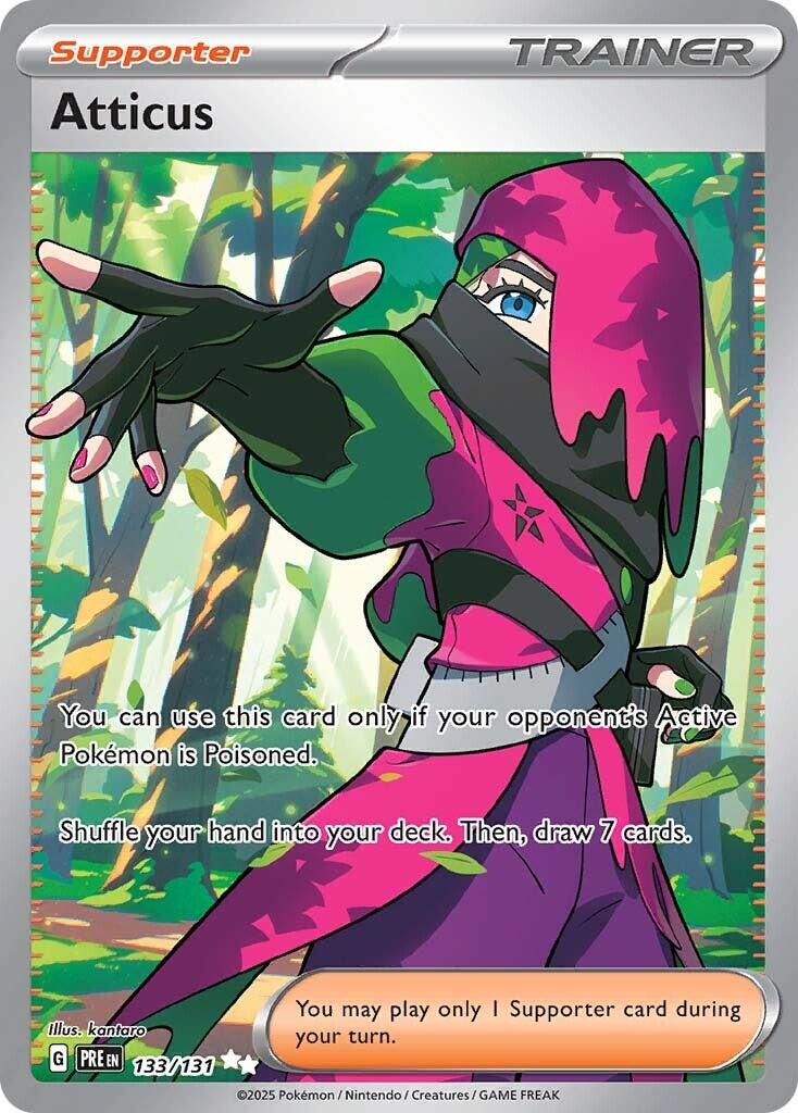 Atticus - 133/131 - (SV: Prismatic Evolutions) (Ultra Rare) Holofoil