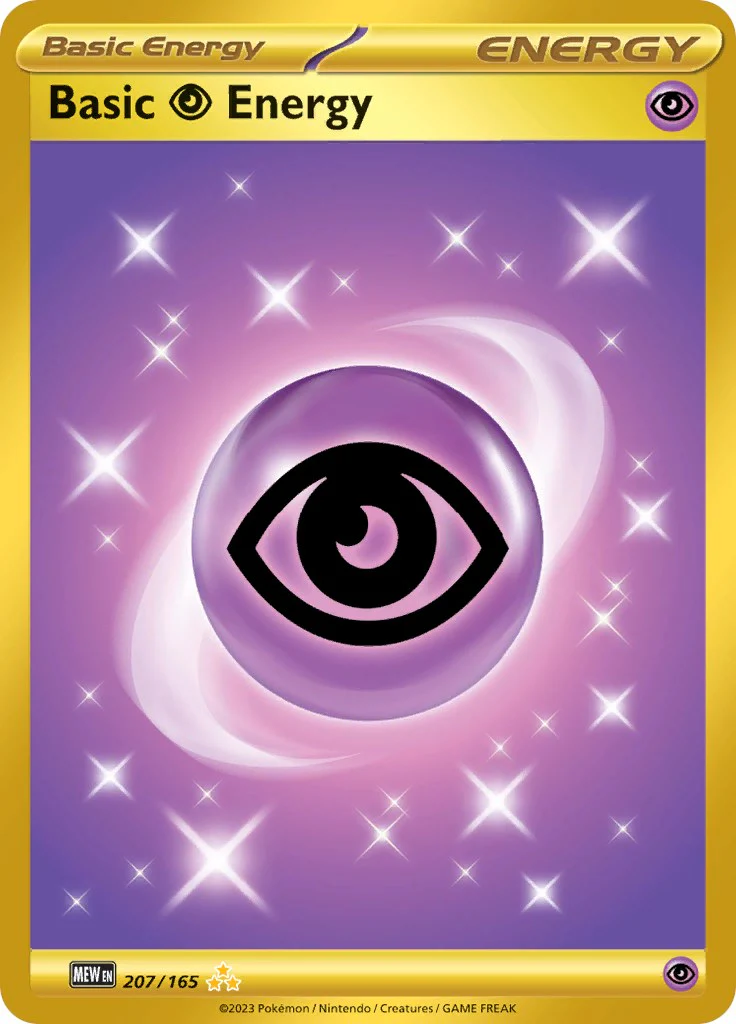 Basic Psychic Energy - 207/165 - (SV: Scarlet & Violet 151) (Hyper Rare)