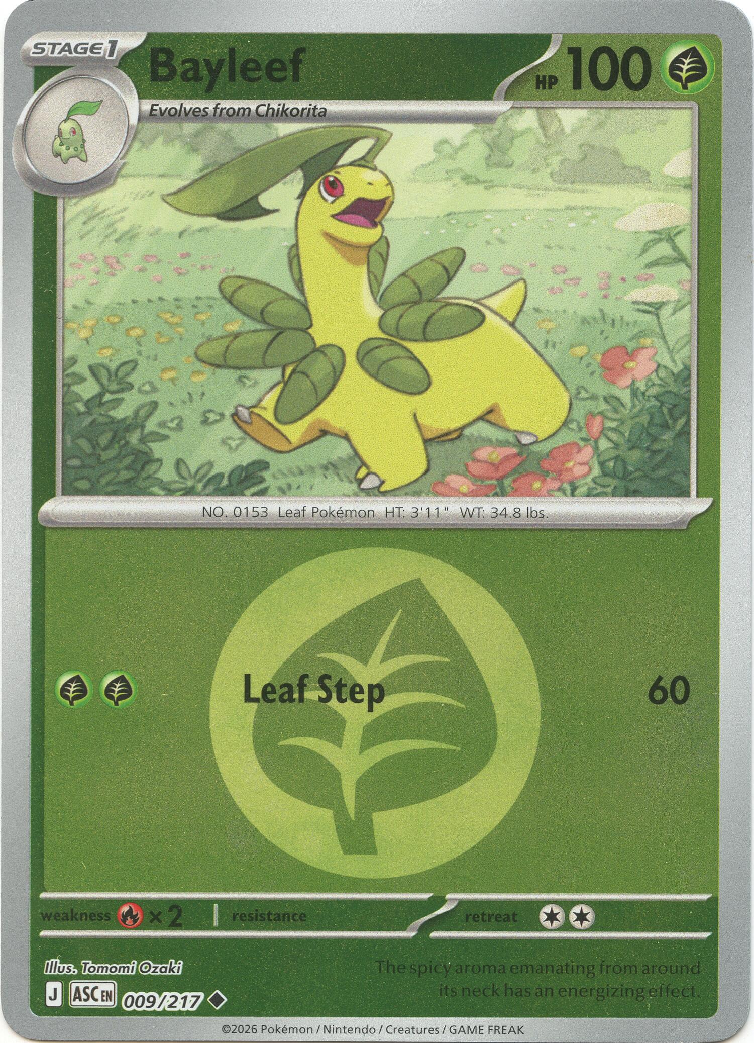 Bayleef (Energy Symbol Pattern) - (ME: Ascended Heroes) (Uncommon)