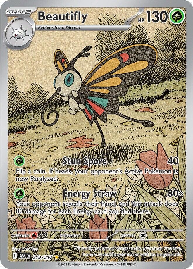 Beautifly - 219/217 - (ME: Ascended Heroes) (Illustration Rare)