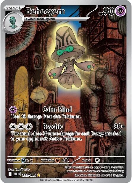 Beheeyem - 121/086 - (SV: Black Bolt) (Illustration Rare)