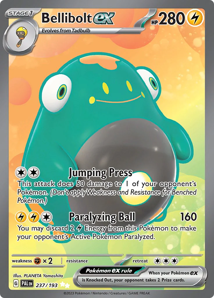 Bellibolt ex - 237/193 - (SV02: Paldea Evolved) (Ultra Rare) Holofoil