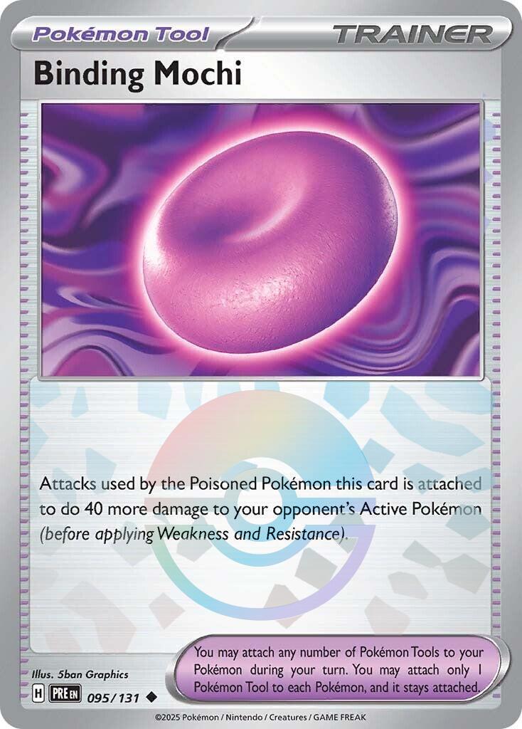 Binding Mochi (Poke Ball Pattern) 095/131 - (SV: Prismatic Evolutions) (Uncommon) Holofoil