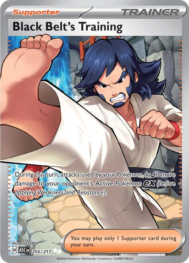 Black Belt's Training - (ME: Ascended Heroes) (Ultra Rare)