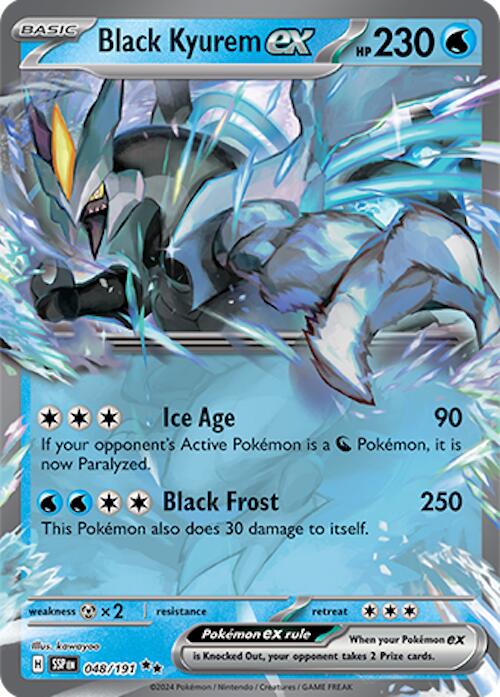 Black Kyurem ex - 048/191 - (SV08: Surging Sparks) (Double Rare) Holofoil