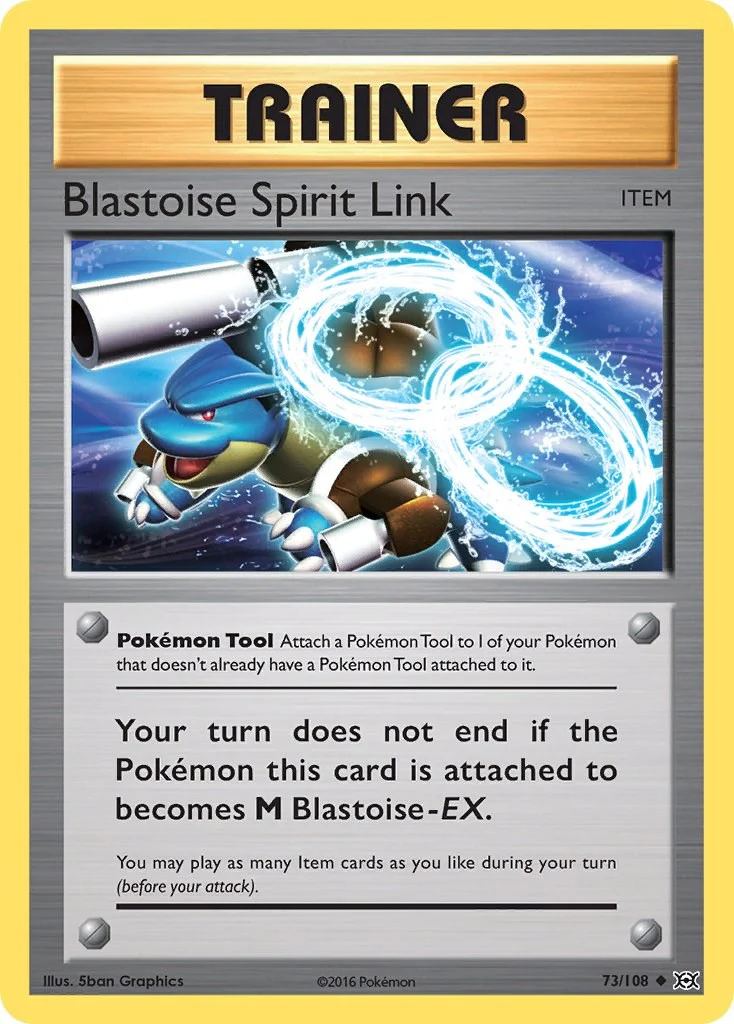 Blastoise Spirit Link 73/108 - (XY - Evolutions) (Uncommon) Normal