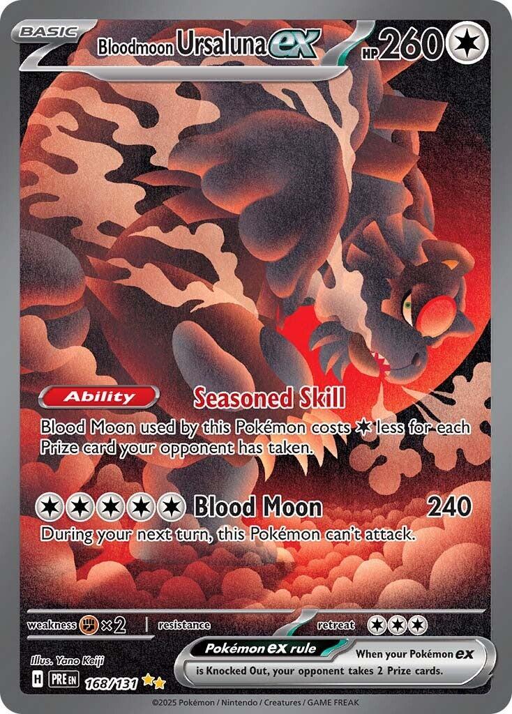 Bloodmoon Ursaluna ex 168/131 - (SV: Prismatic Evolutions) (Special Illustration Rare) Holofoil