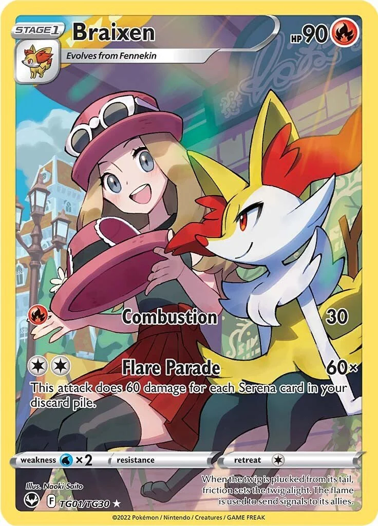 Braixen - (SWSH12: Silver Tempest Trainer Gallery) (Ultra Rare)