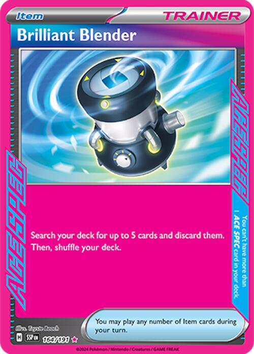 Brilliant Blender 164/191 - (SV08: Surging Sparks) (ACE SPEC Rare) Holofoil