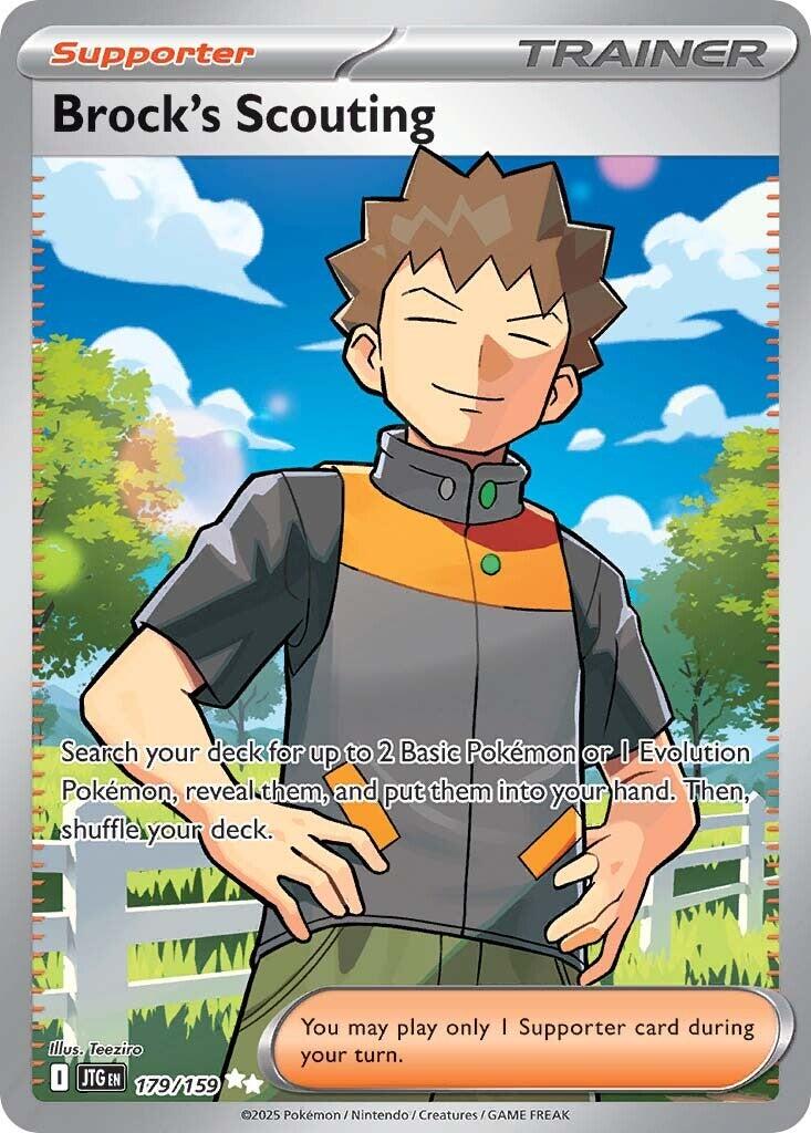 Brock's Scouting - 179/159 - (SV09: Journey Together) (Ultra Rare) Holofoil