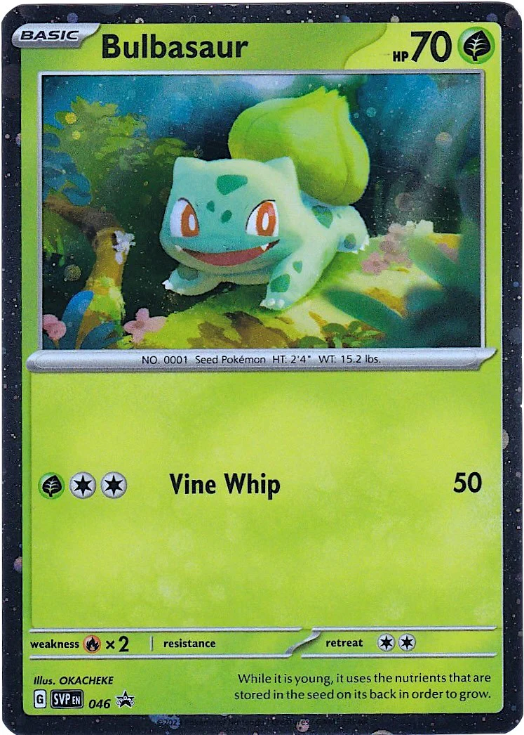 Bulbasaur - 046 (Cosmos Holo) 046 - (SV: Scarlet & Violet Promo Cards) (Promo) Holofoil
