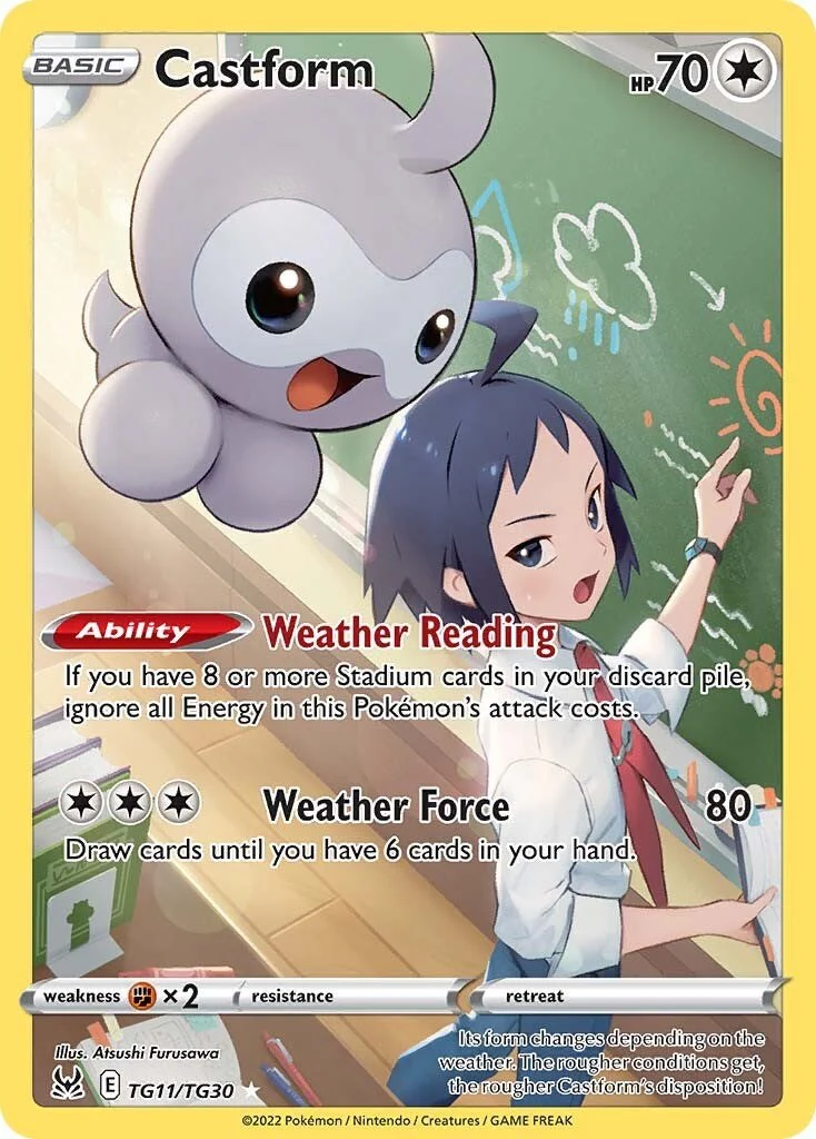 Castform - (SWSH11: Lost Origin Trainer Gallery) (Ultra Rare)