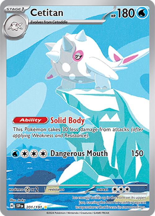 Cetitan - 201/191 - (SV08: Surging Sparks) (Illustration Rare)