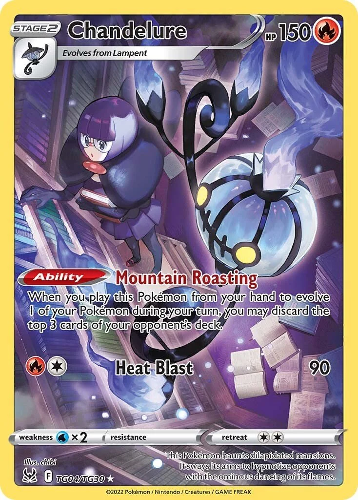 Chandelure - (SWSH11: Lost Origin Trainer Gallery) (Ultra Rare)