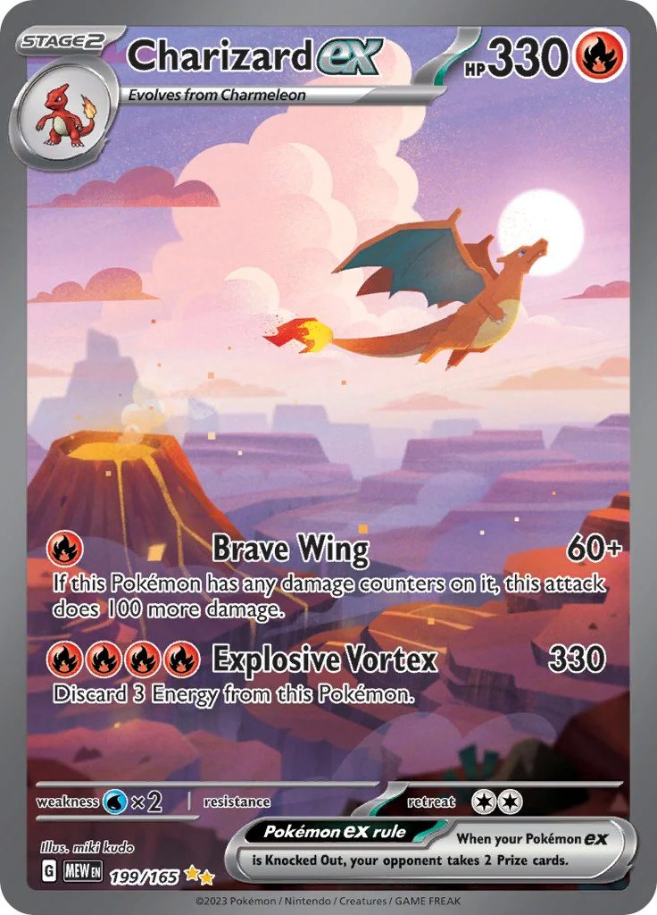 Charizard ex - 199/165 - (SV: Scarlet & Violet 151) (Special Illustration Rare) Holofoil