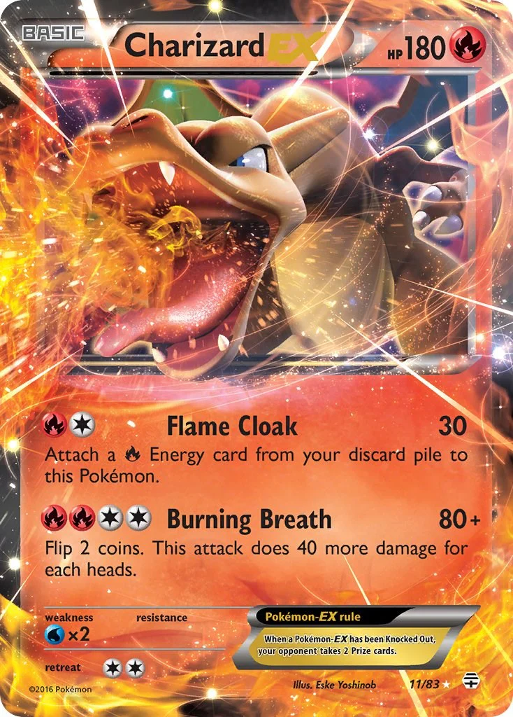 Charizard EX 11/83 - (Generations) (Ultra Rare) Holofoil