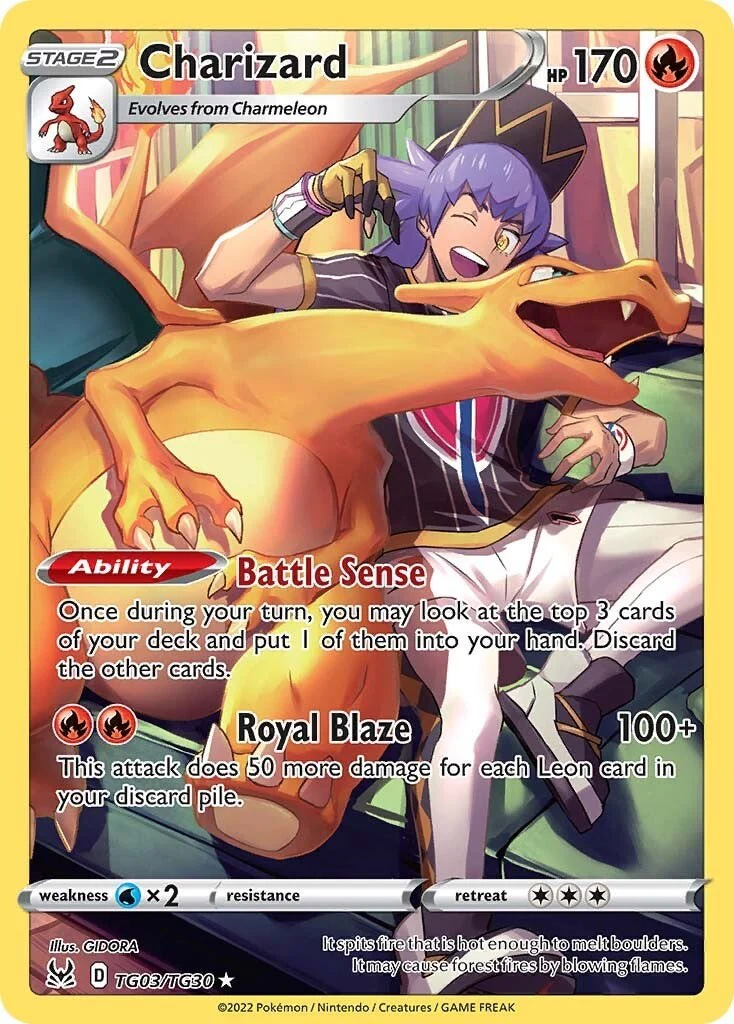 Charizard TG03/TG30 - (SWSH11: Lost Origin Trainer Gallery) (Ultra Rare) Holofoil