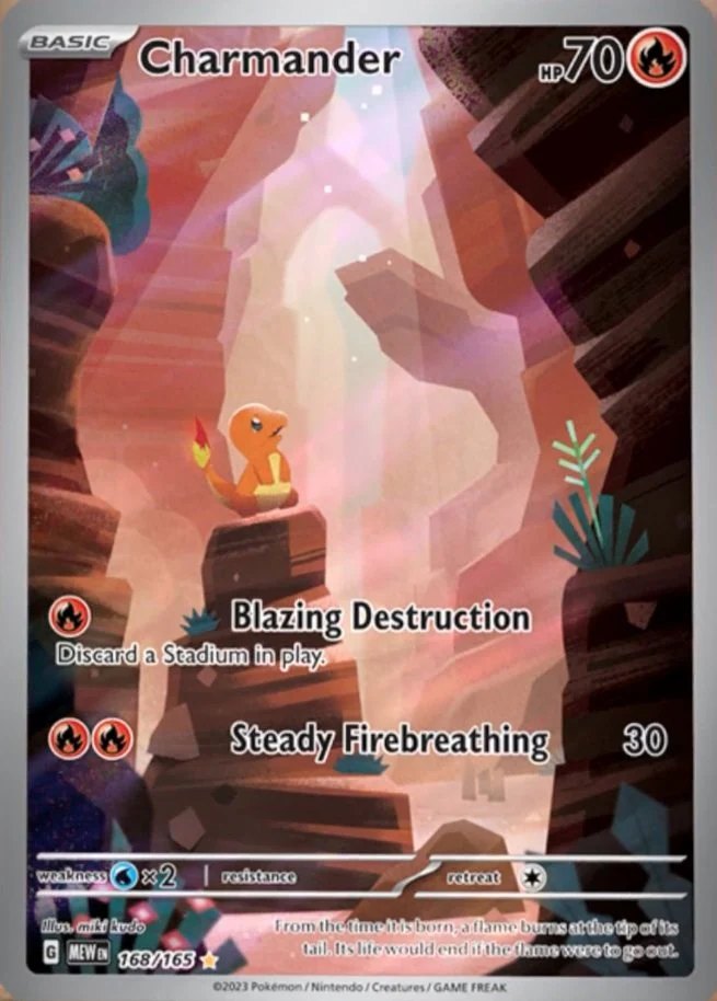 Charmander - 168/165 - (SV: Scarlet & Violet 151) (Illustration Rare)