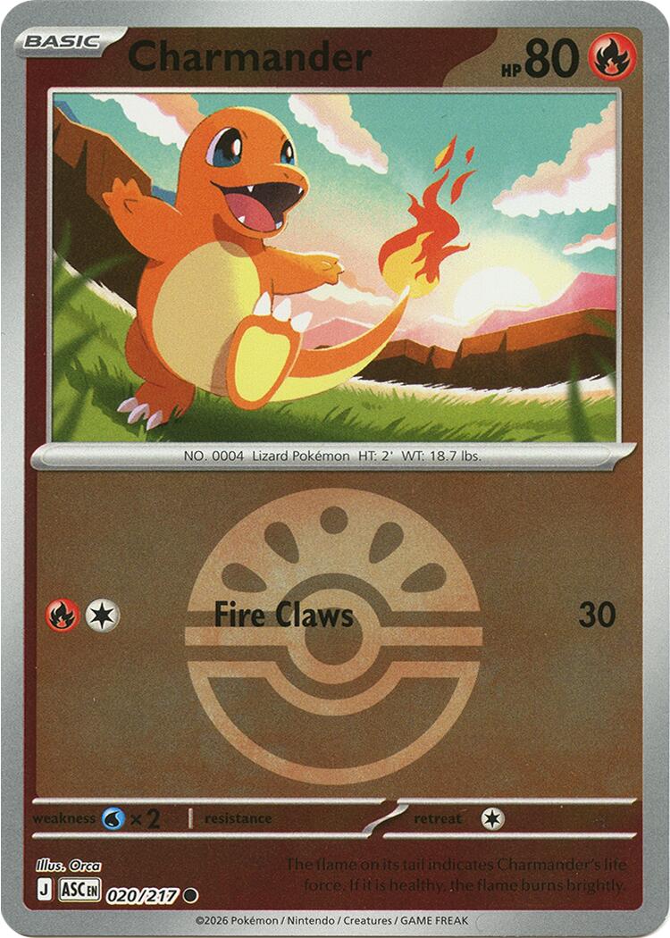 Charmander (Friend Ball) - (ME: Ascended Heroes) (Common)