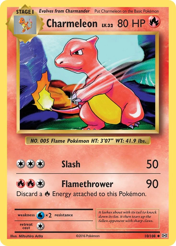 Charmeleon 10/108 - (XY - Evolutions) (Uncommon) Normal