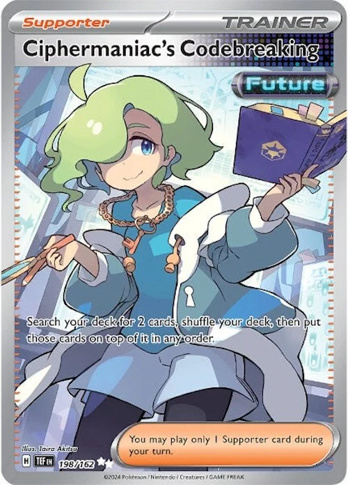 Ciphermaniac's Codebreaking - 198/162 - (SV05: Temporal Forces) (Ultra Rare) Holofoil