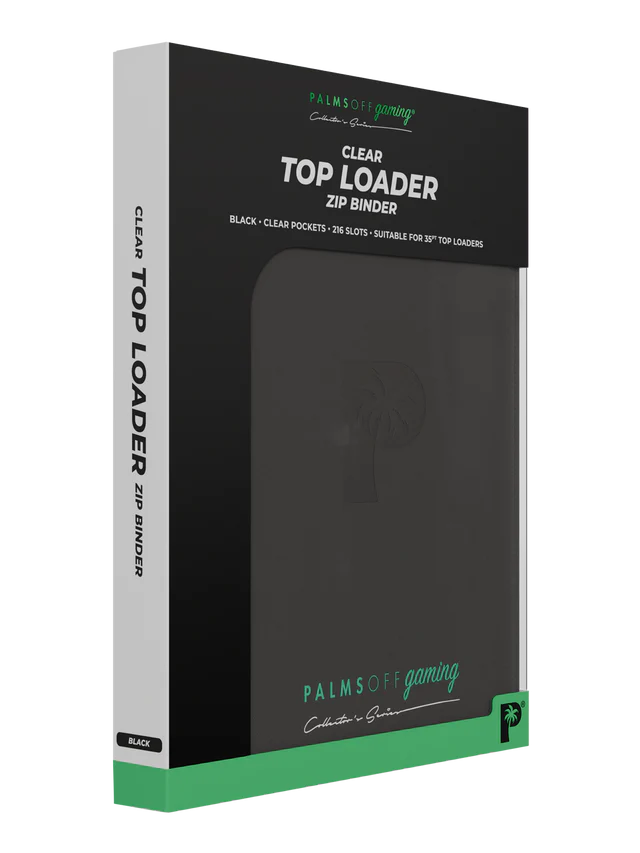 Collector's Series Top Loader Zip Binder - 9 Pocket - Black - Image 8