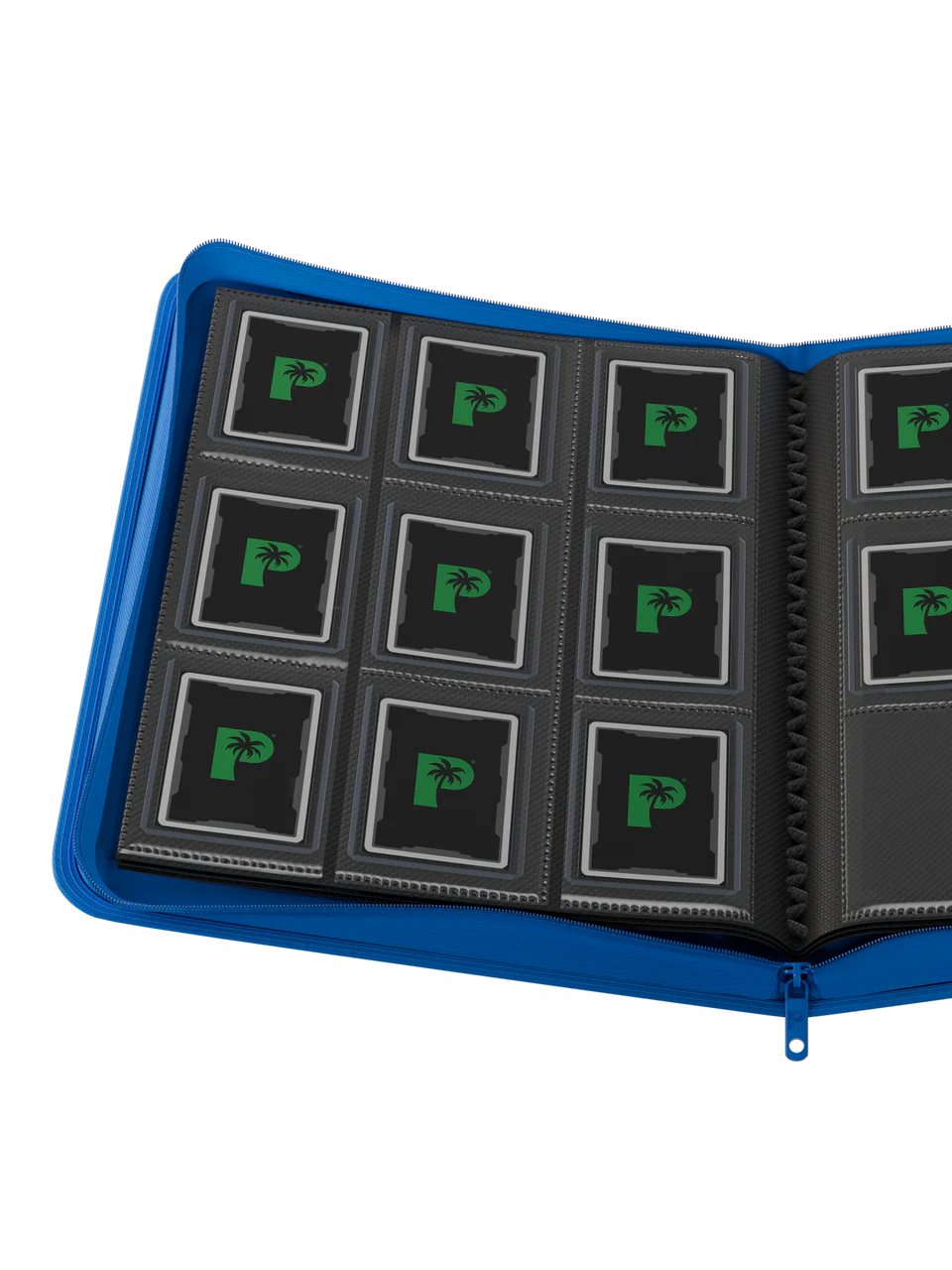 Collector's Series Top Loader Zip Binder - 9 Pocket - Blue - Image 2