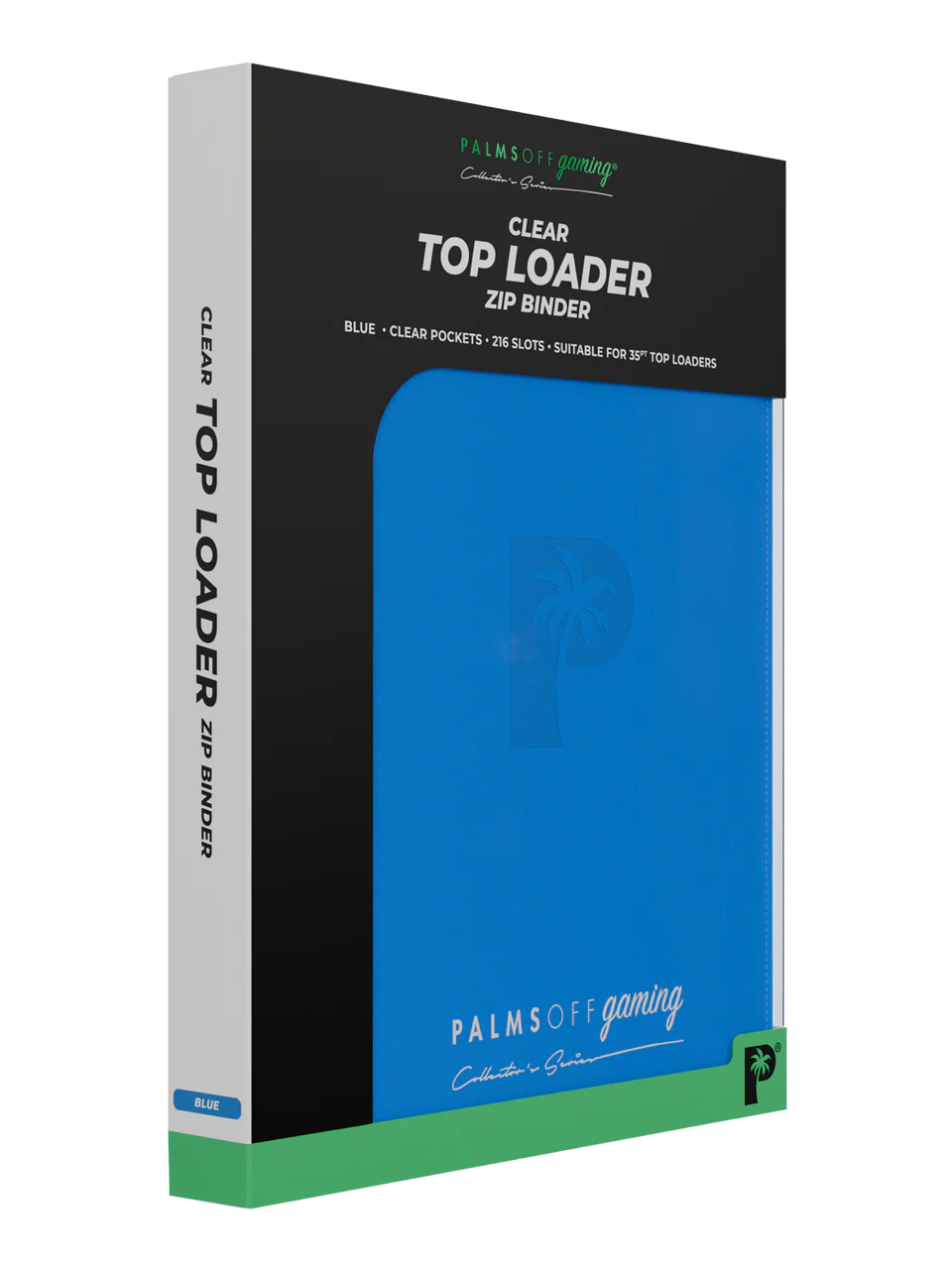Collector's Series Top Loader Zip Binder - 9 Pocket - Blue - Image 8