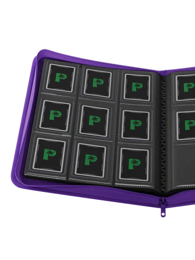Collector's Series Top Loader Zip Binder - 9 Pocket - Purple - Image 2