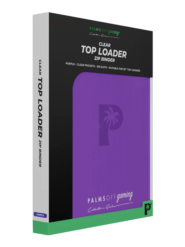 Collector's Series Top Loader Zip Binder - 9 Pocket - Purple - Image 8