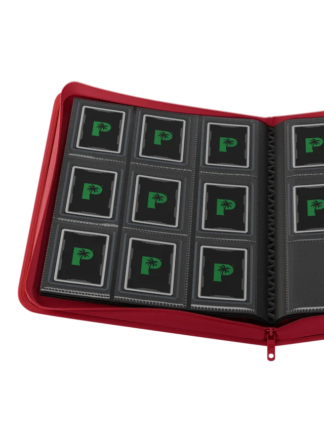Collector's Series Top Loader Zip Binder - 9 Pocket - Red - Image 2