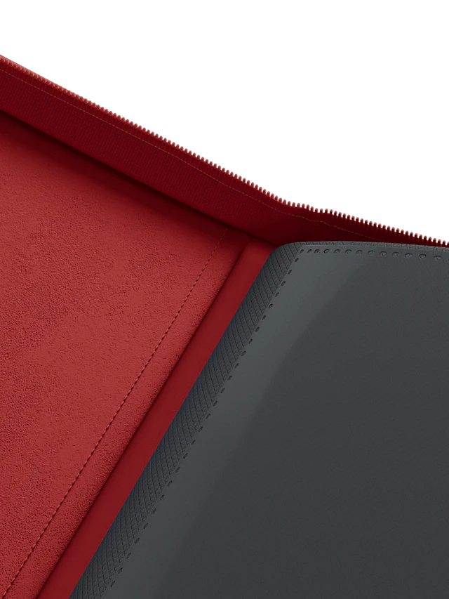 Collector's Series Top Loader Zip Binder - 9 Pocket - Red - Image 6