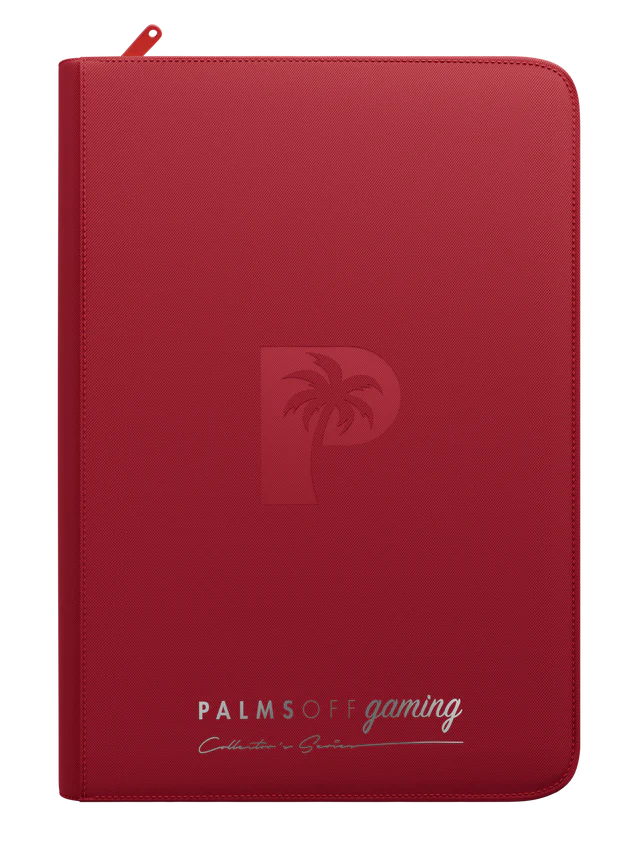 Collector's Series Top Loader Zip Binder - 9 Pocket - Red - Image 7