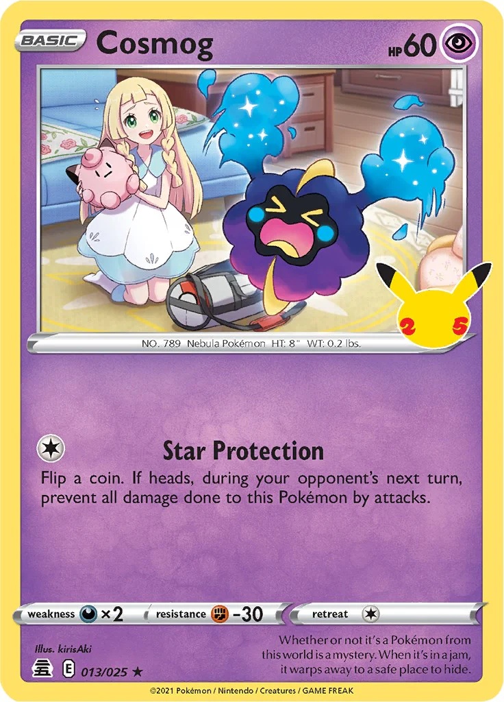 Cosmog 013/025 - (Celebrations) (Holo Rare) Holofoil