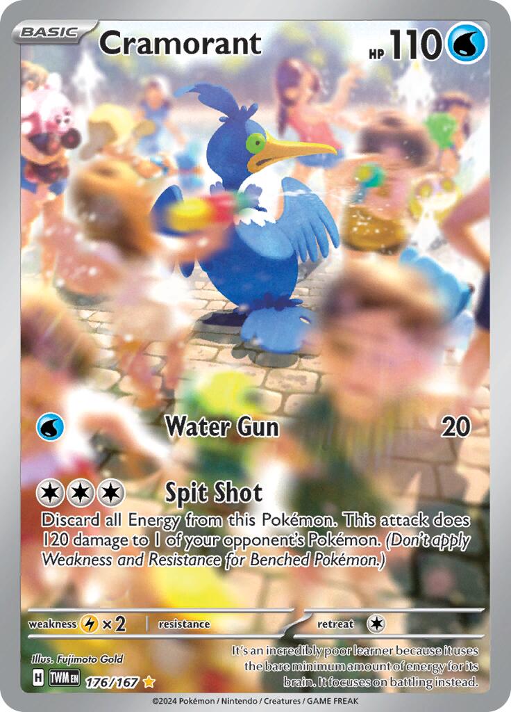 Cramorant - 176/167 - (SV06: Twilight Masquerade) (Illustration Rare)