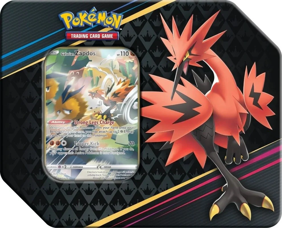 Pokemon TCG: Crown Zenith Tin [Galarian Zapdos]