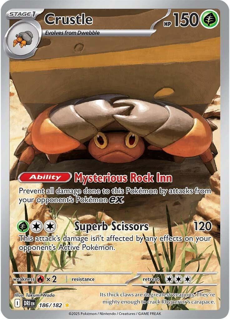 Crustle - 186/182 - (SV10: Destined Rivals) (Illustration Rare)