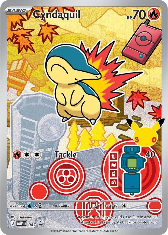 Cyndaquil - 047 - (ME: Mega Evolution Promo) (Promo) Holofoil