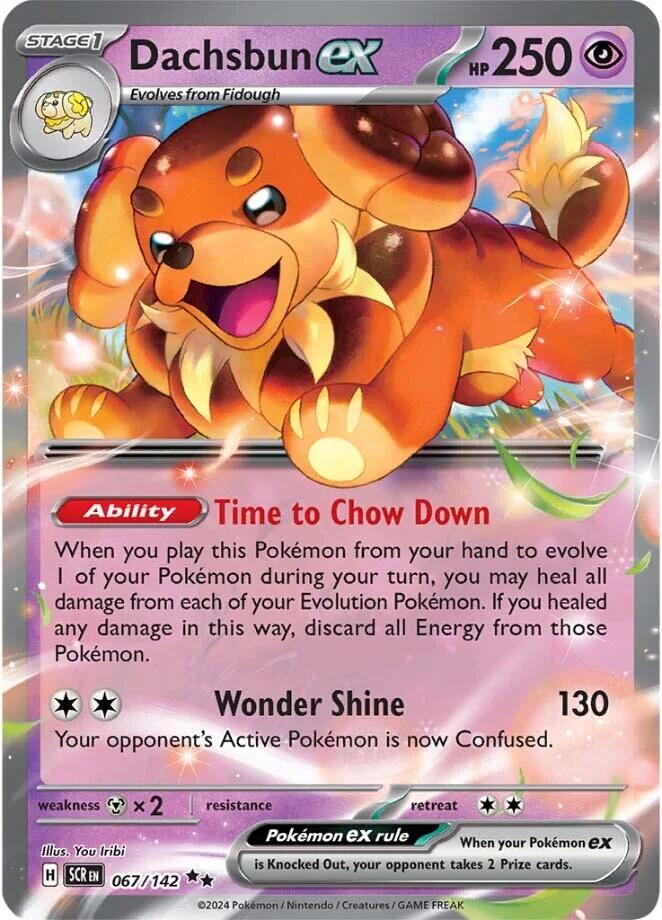 Dachsbun ex - 067/142 - (SV07: Stellar Crown) (Double Rare)